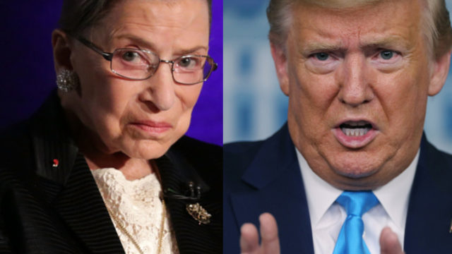 The Trump gambit Ruth Bader Ginsburg fought with all her life’s strength to stop